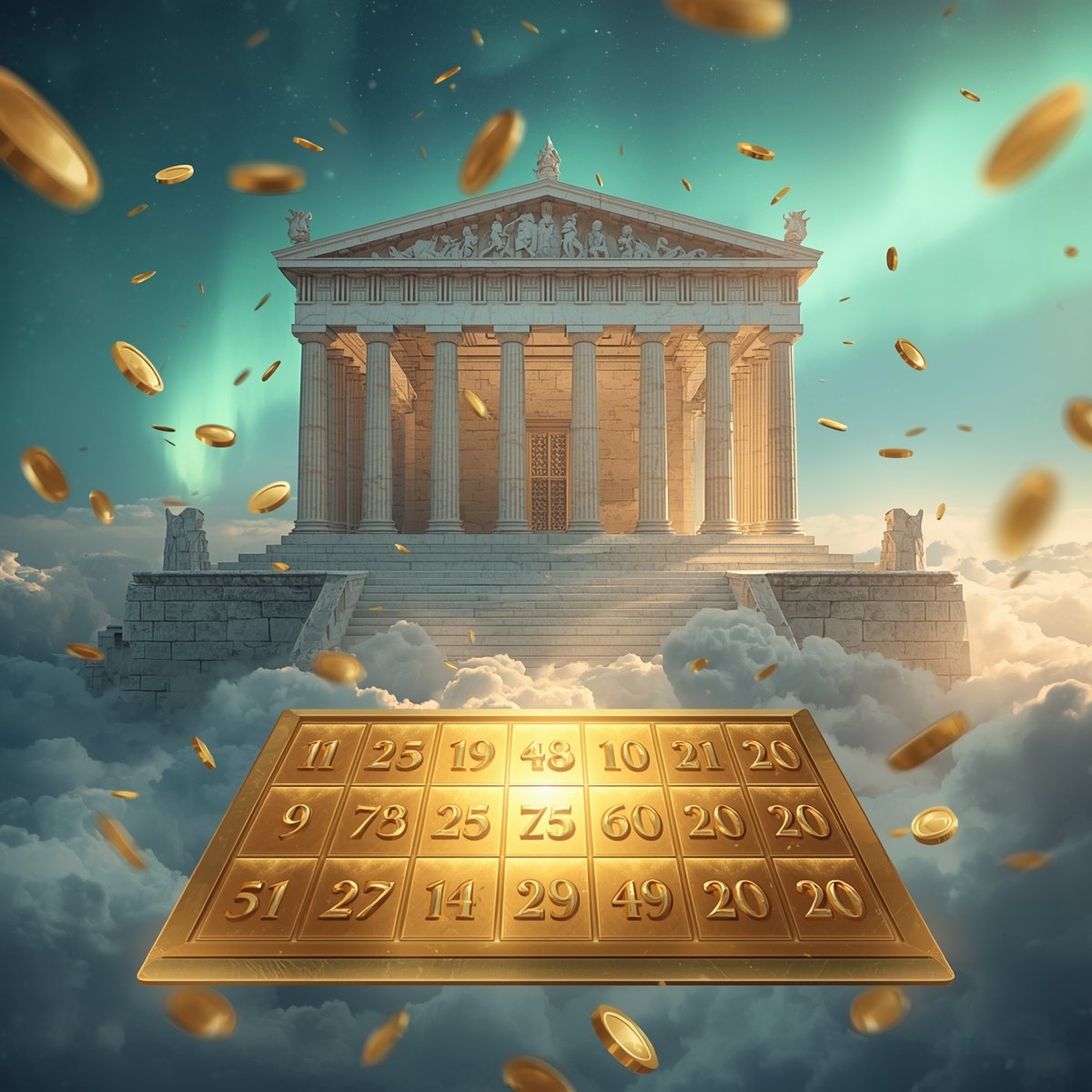 Olympus Keno game screenshot